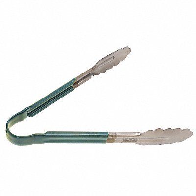 Tong Green 10 in L Stainless Steel MPN:CG10G