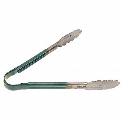 Tong Green 10 in L Stainless Steel MPN:CG10G