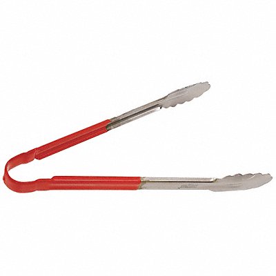 Tong Red 12 in L Stainless Steel MPN:CG12R