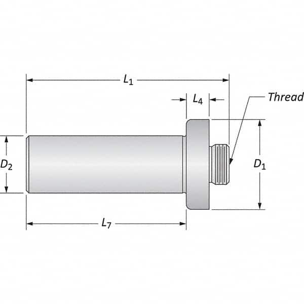 Boring Head Modular Connection Shank: Threaded Mount MPN:SS0750-150018