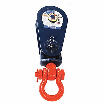 Snatch Block Shackle 8000 lb Wire Rope MPN:109064