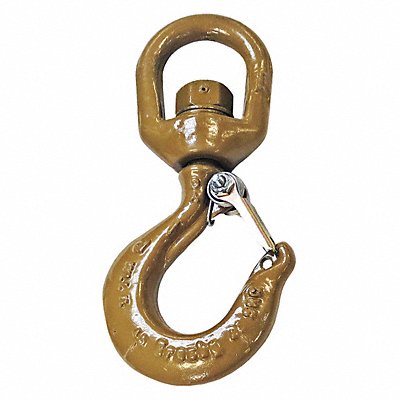 Swivel Hook Alloy Steel 2000 lb Gold MPN:1048807