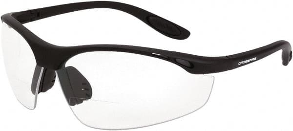 Magnifying Safety Glasses: +2.5, Clear Lenses, Anti-Fog & Scratch Resistant, ANSI Z87.1 MPN:12425