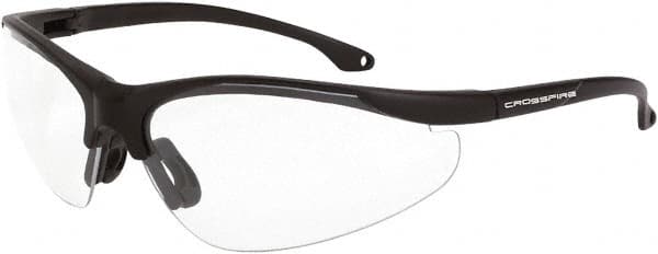 Safety Glass: Scratch-Resistant, Polycarbonate, Smoke Lenses, Full-Framed, UV Protection MPN:1731