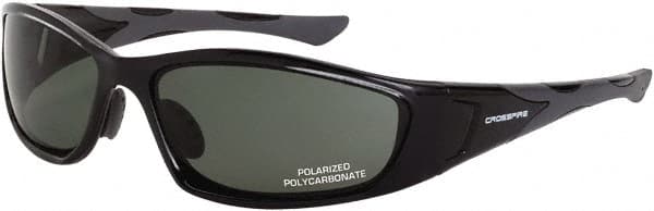 Safety Glass: Scratch-Resistant, Polycarbonate, Blue Mirror Lenses, Full-Framed, UV Protection MPN:24426