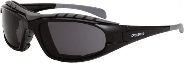 Safety Glass: Anti-Fog, Polycarbonate, Smoke Lenses, Full-Framed, UV Protection MPN:2761 AF