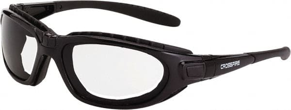 Safety Glass: Anti-Fog, Polycarbonate, Clear Lenses, Full-Framed, UV Protection MPN:2834 AF