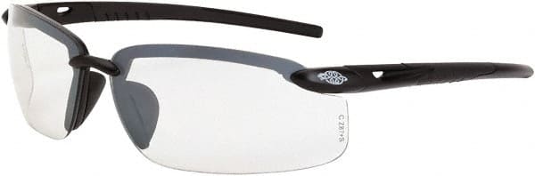 Safety Glasses: Scratch-Resistant, Polycarbonate, Clear Lenses, N/A MPN:2964