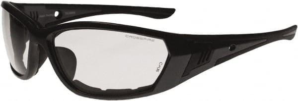 Safety Glass: Anti-Fog, Polycarbonate, Smoke Lenses, Full-Framed, UV Protection MPN:3564