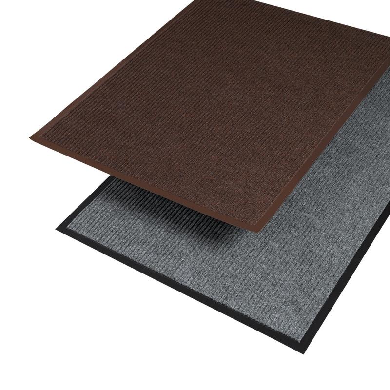 Crown Needle-Rib Wipe And Scrape Mat, 36in x 120in, Brown MPN:NR0310BR