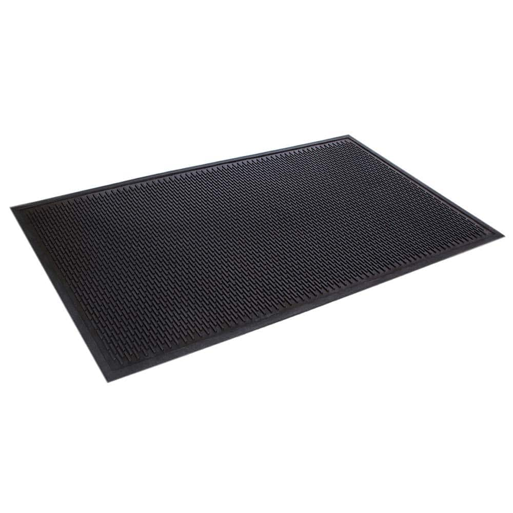 Entrance Mat: 5' Long, 3' Wide, SBR Rubber Surface MPN:TD 0035BK