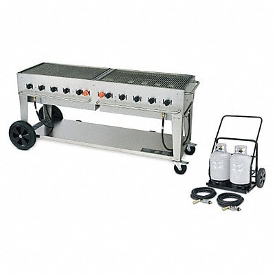 Gas Grill w/Cart LP BtuH 159000 MPN:MCC-72