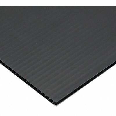 Corr Plastic Sheets 15 x91 Blk PK40 MPN:G-1061