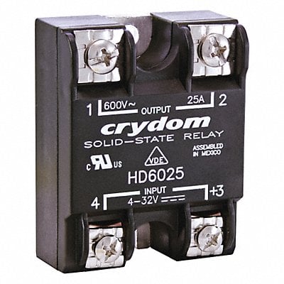 Solid State Relay In 4 to 32VDC 25 MPN:HD4825-10