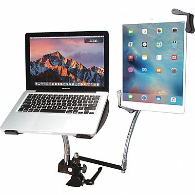 Dual Laptop/Tablet Stand Black 27-1/2 L MPN:PAD-DLT