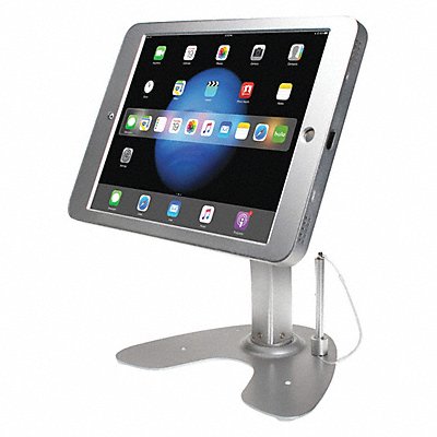 Security Kiosk Stand Silver 15-1/2 H MPN:PAD-ASKP