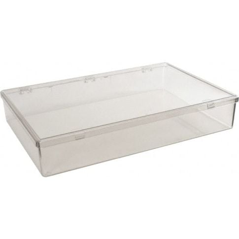 Compartmented Plastic Boxes, Clear, Flambeau