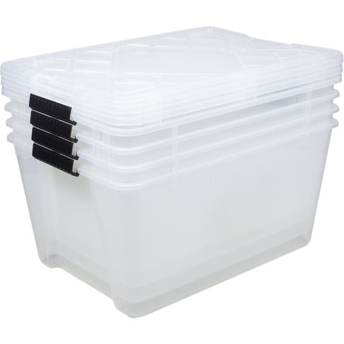 Akro Mils Keep Storage Box Container With Lid 21 12 x 15 x 12 12