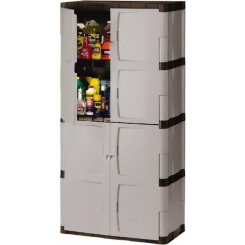 Wall Plastic Storage Cabinet: 24 Wide, 14 Deep, 27 High MPN:FG788800MICHR