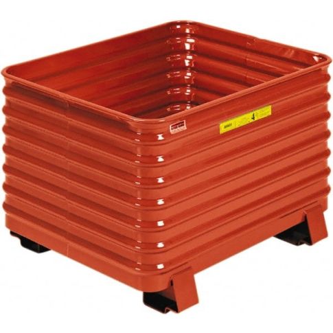 Steel King Bulk Storage Container: Steel, Bin-Style Bulk Container MPN:RCCM404824PP