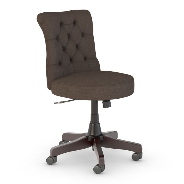 Bush Business Furniture Arden Lane Mid-Back Tufted Office Chair, Brown, Standard Delivery CH2301BRF-03