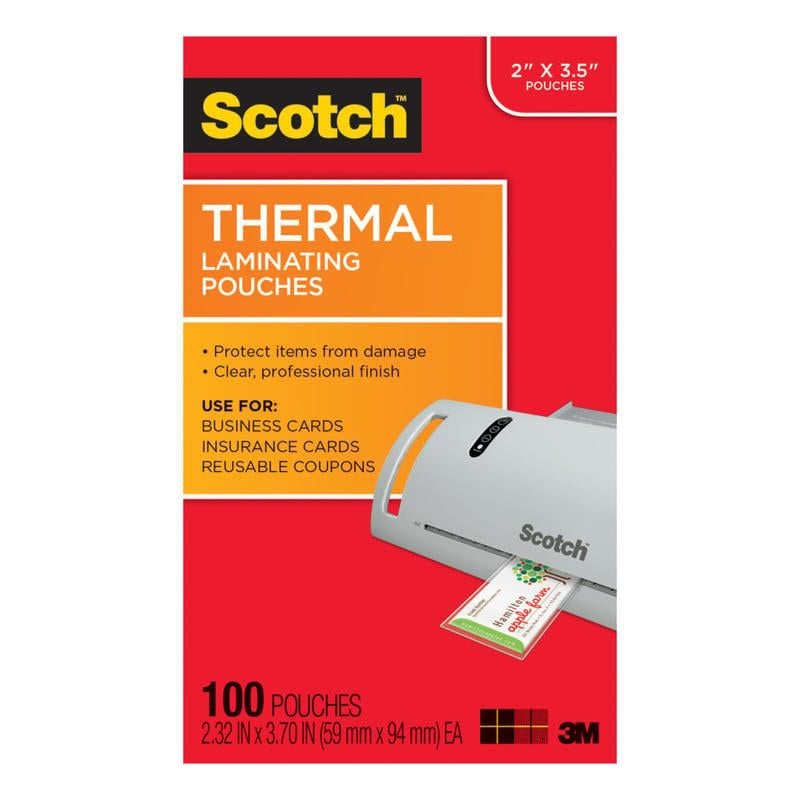 Scotch Thermal Laminating Pouches for Business TP5851-100