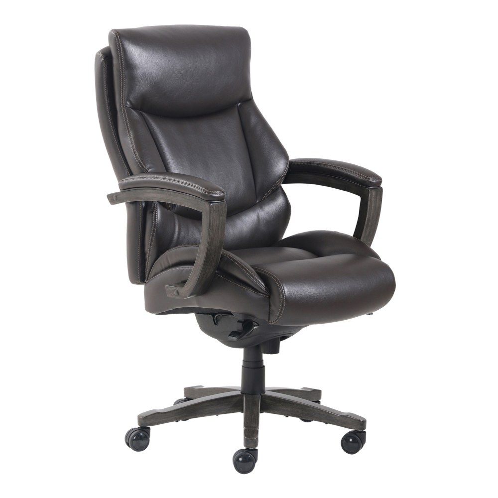 Office depot deals brown leather chair