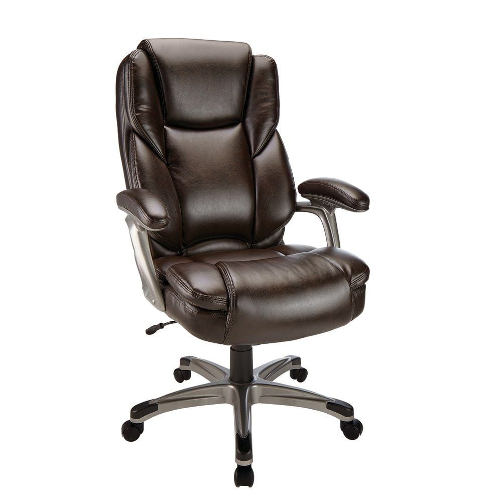 Realspace Cressfield Bonded Leather High Back Executive Chair