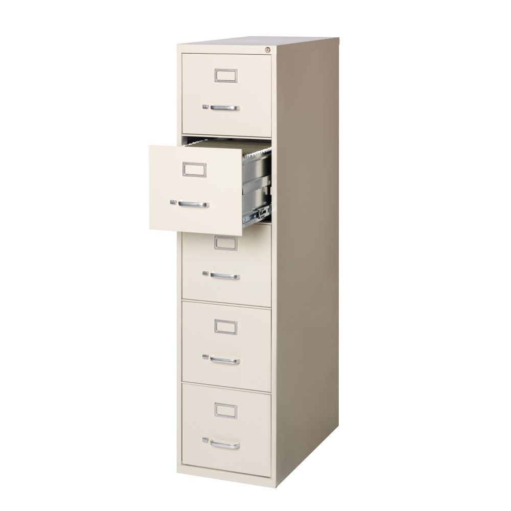 WorkPro 26 12 D Vertical 2 Drawer Letter Size File Cabinet Black - Office  Depot