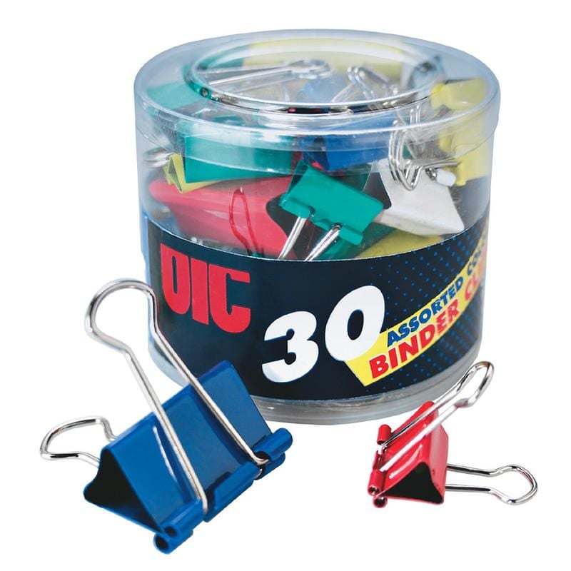 OIC Assorted Binder Clips, Assorted Sizes, Assorted 31026