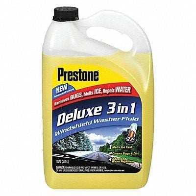  Prestone AS658 Deluxe 2-in-1 Windshield Washer Fluid, 1 Gallon  : Automotive