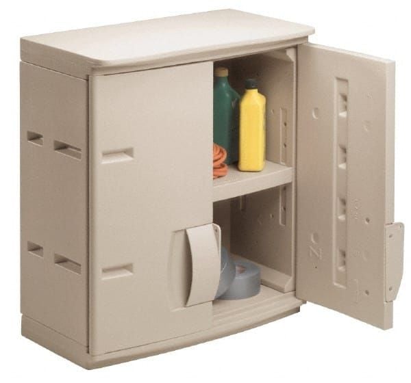 Wall Plastic Storage Cabinet: 24 Wide, 14 FG788800MICHR