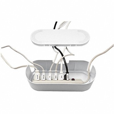 Cable Management Box 12 3/4 L White MPN:US/CTUSMLW/SW/GR