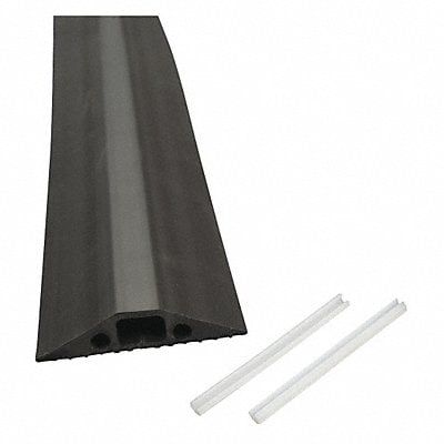 Floor Cable Cover Medium Duty Black MPN:FC68B