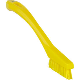 Vikan 44016 Detail Brush- Extra Stiff Yellow 44016