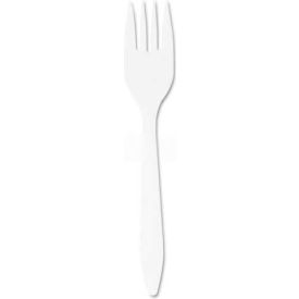 Dart® F6BW Style Setter Forks  Plastic White 1000/Carton F6BW