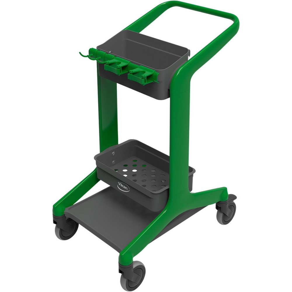 Janitor Carts & Caddies, Material: Polypropylene, Stainless Steel, Brass, TPE Rubber , Cart Material: Polypropylene, Stainless Steel, Metal  MPN:57002