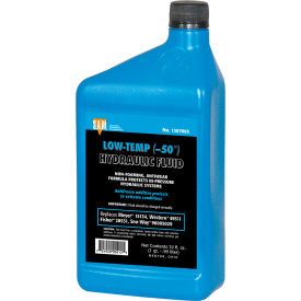 Buyers Products Low-Temperature Blue Hydraulic Fluid (1 Quart Bottle) - Pkg Qty 12 1307005