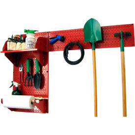 Wall Control Pegboard Garden Tool Board Organizer Red 48