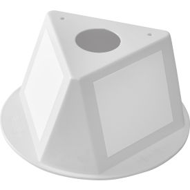 GoVets™ Inventory Control Cone W/ Dry Erase Decals White 432412