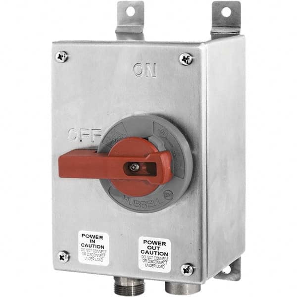 Cam & Disconnect Switch: Enclosed, 30 Amp, 600VAC, 3 Phase MPN:HBLDS3SSMQR2