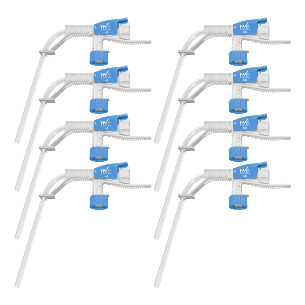 Highmark ECO Dilution Gun, 1:128, 4inH x 1-1/2inW x 14inD, Gray/White, Set Of 8 Guns MPN:609R