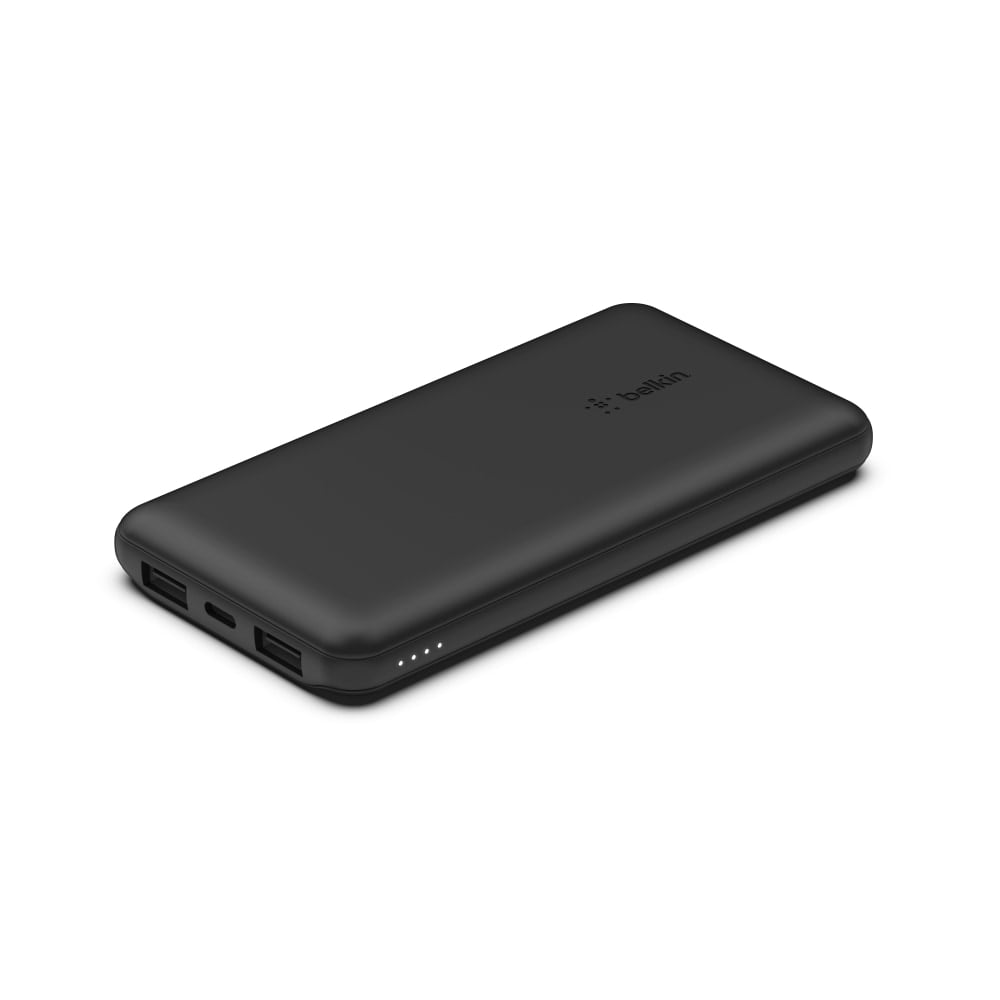 Belkin BoostCharge USB-C Portable Charger 10K Power Bank With 1 USB-C Port and 2 USB-A Ports & Included USB-C To Cable, Black (Min Order Qty 3) MPN:BPB011BTBK