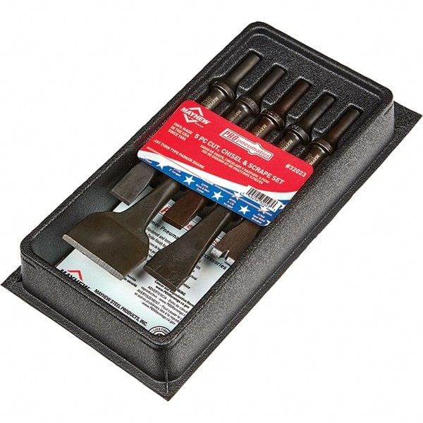 Pneumatic Tool: Chisel & Scraper Set, 1-1/8