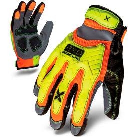 Ironclad® EXO2-HZI-04-L Hi-Vis Impact Gloves Orange/Yellow 1 Pair L EXO2-HZI-04-L