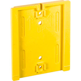 Retracta-Belt® Wall Mount Plate For WM412 Yellow WP412F-YW