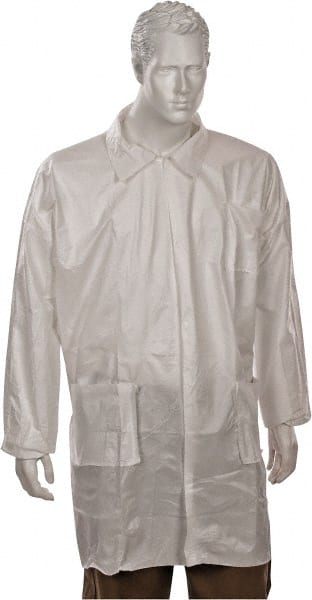 Pack of (30) Size 5XL White Lab Coats with 3 Pockets MPN:KM-LC3-WE-KG-5X