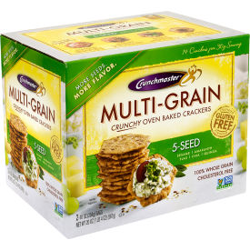 CRUNCHMASTER 5-Seed Multi-Grain Crunchy Oven Baked Crackers 20 Ounce 22000757