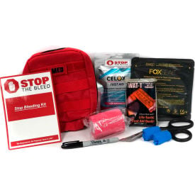 Celox BioLogistex BTKSWT009 Bleeding Trauma Kit Molle Bag 1 SWAT Tourniquet Chest Seal BTKSWT009