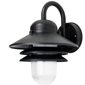 Sunlite® Nautical Style Outdoor Wall Light Fixture E26 Medium Base 60W Black 41370-SU